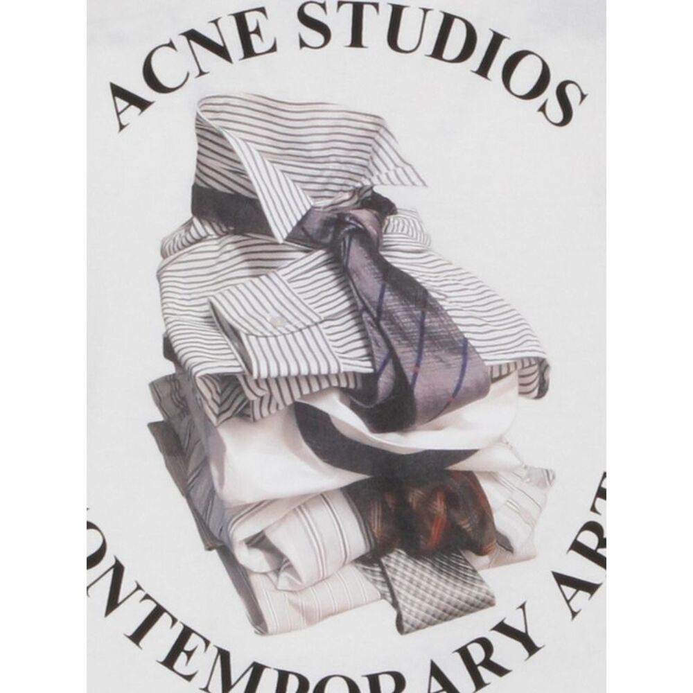 Acne Studios T-Shirt Woman White - Picture 4 of 4
